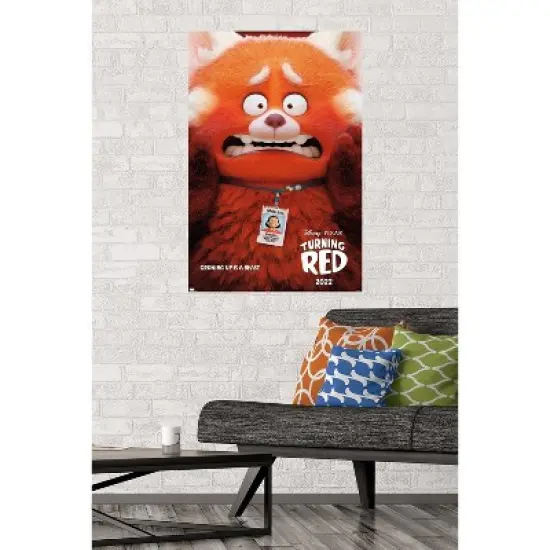 Trends International Disney Pixar Turning Red - Teaser One Sheet Unframed Wall Poster Prints image {1}