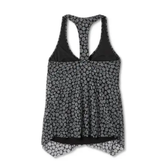 Women's UPF 50 Mesh Overlay Tankini Top - Aqua Green&reg; image {5}