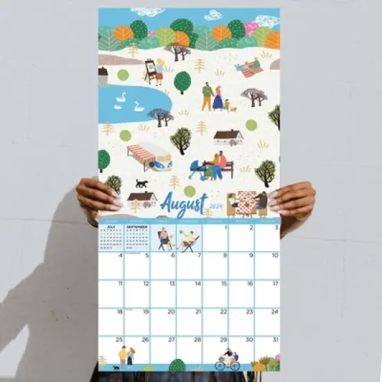 TF Publishing 2024 Wall Calendar 12"x12" Folk image {3}