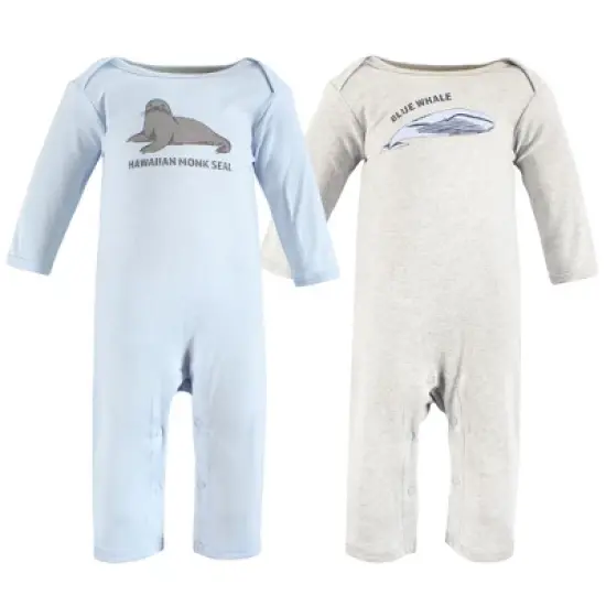 Touched by Nature Organic Cotton Coveralls, Endangered Seal image {4}