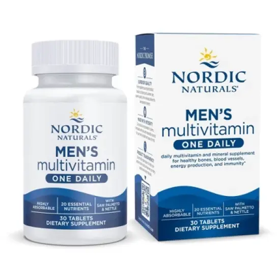 Nordic Naturals Men's One Daily Multivitamin Tablets - Unflavored - 30ct image {2}