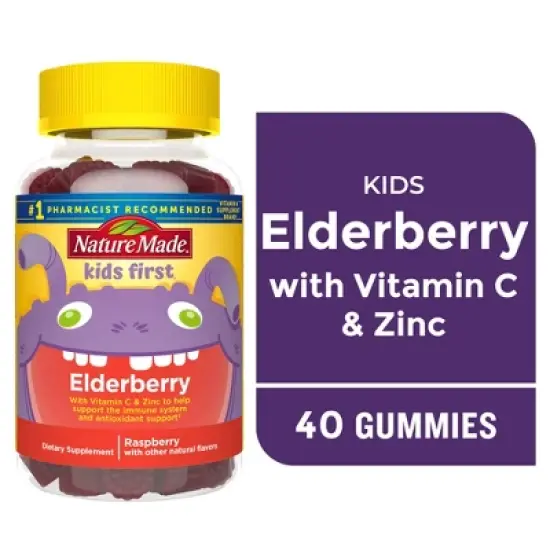 Nature Made Kids First Elderberry Gummies - 40ct image {7}