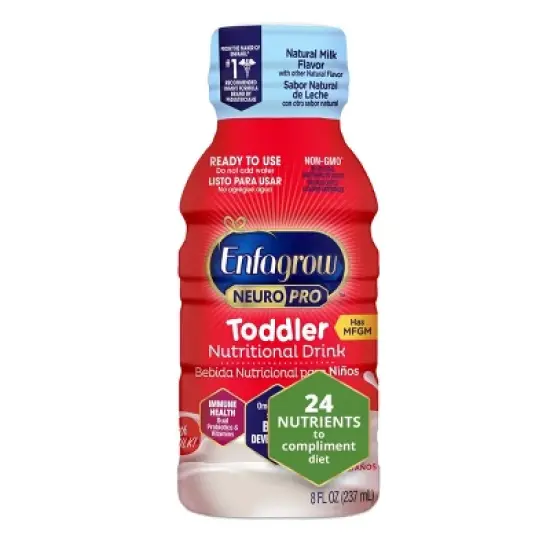 Enfagrow NeuroPro Non-GMO Ready to Feed Toddler Formula Bottles - 8 fl oz Each/6ct image {3}