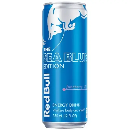 Red Bull Sea Blue Edition Energy Drink - 12 fl oz Can image {10}