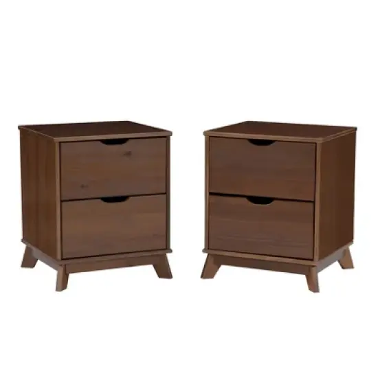 Powell Set of 2 Pensy 2 Drawer Nightstands image {16}