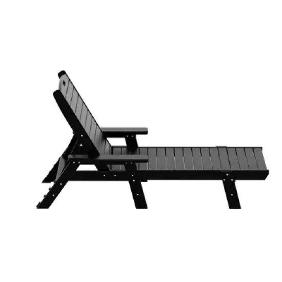 WestinTrends Adirondack Outdoor Chaise Lounge for Patio Garden Poolside (Set of 2) image {3}