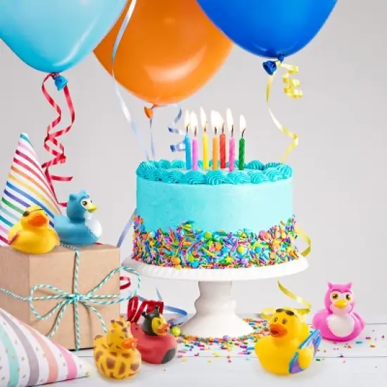 Kicko 2" Assorted Rubber Ducks in Bulk, 50 Pack image {4}