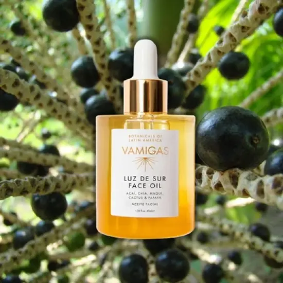 Vamigas &nbsp;Luz De Sur Maqui, Chia, Cactus/Nopal & A&ccedil;a&iacute; Face Oil - 1.35 fl oz image {2}