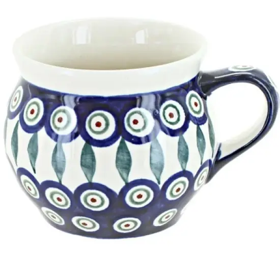 Blue Rose Polish Pottery 910 Zaklady Bell Shaped Mug image {9}