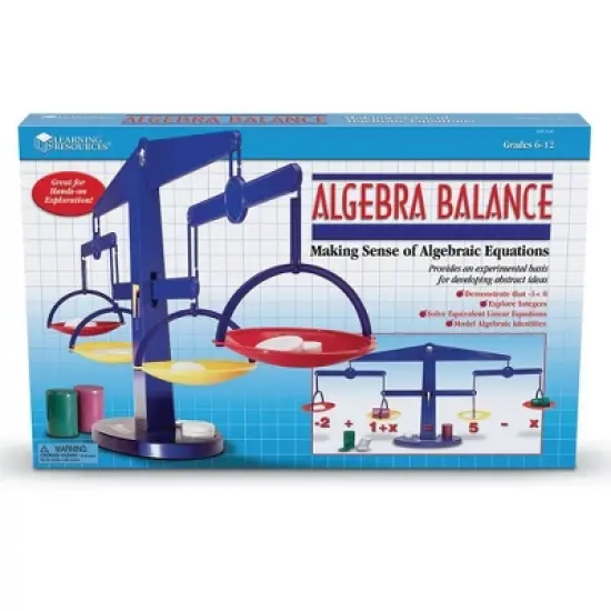 Learning Resources 4-Pan Algebra Balance, Ages 11+ image {2}
