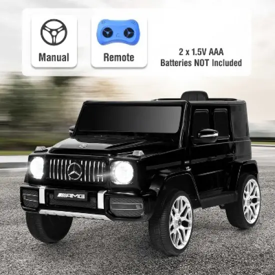 Costway 12V Kids Ride On Car Licensed Mercedes Benz G63 Electric Vehicle with Remote Control image {5}