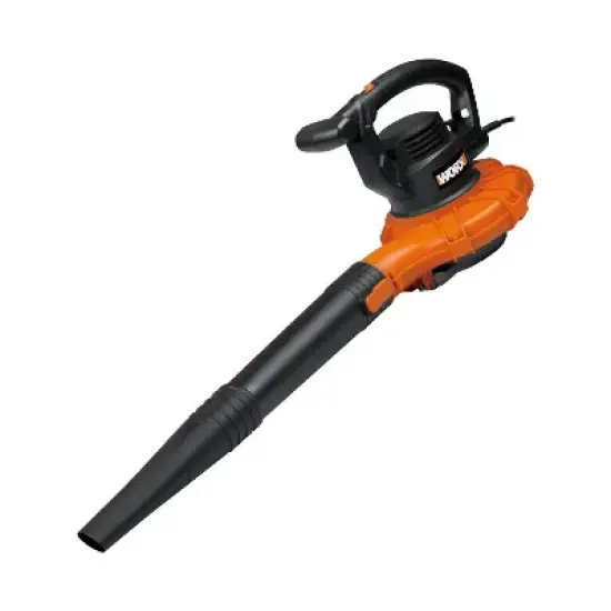 Worx WG518 12 Amp 2-Speed Leaf Blower, Mulcher & Vacuum image {1}
