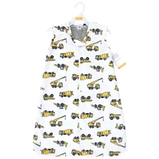 Hudson Baby Infant Boy Plush Faux Fur Sleeping Bag, Wearable Blanket, Construction image {1}