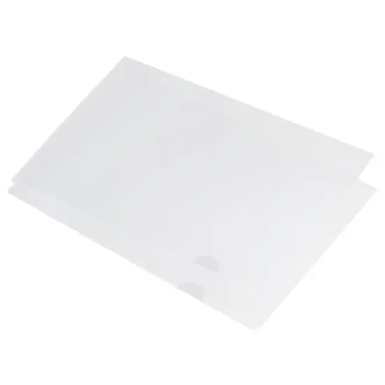 Unique Bargains Office Clear Paper Document L Type Folders image {8}