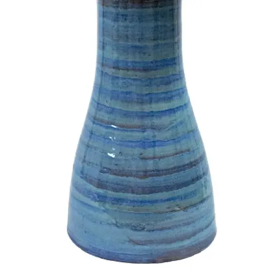 Sunnydaze Outdoor Weather-Resistant Garden Patio Simply Elegant High-Fired Smooth Ceramic Hand-Painted Bird Bath image {3}