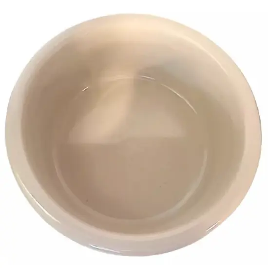 Ohio Stoneware Cat Food Crock Bowl Feeder Dish Labeled Kitty Bristol 5 in image {1}