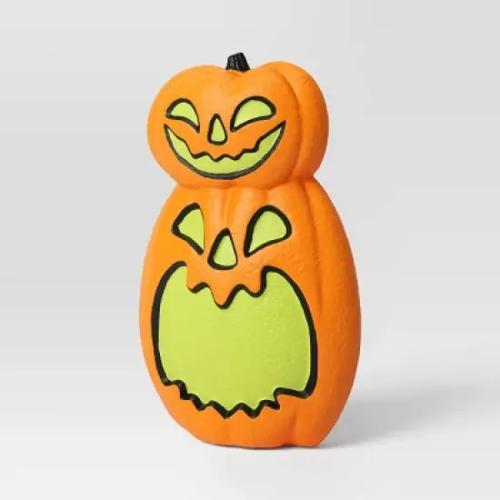 22" Light and Sound Pumpkin Jacks Outdoor Halloween Decorative Prop - Hyde and EEK! Boutique&trade;: Battery-Powered image {2}
