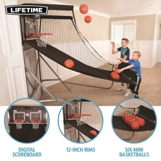Lifetime Double Shot Deluxe Basketball Arcade Game (90648) image {1}