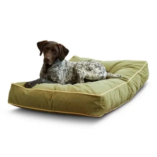 Kensington Garden Buster Rectangle Pillow Dog Bed - Moss image {7}
