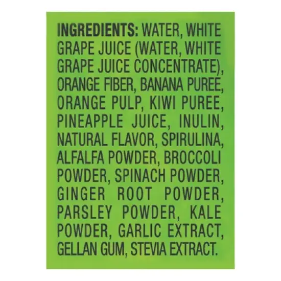 Naked Juice Tropical Greens Fiber Smoothie - 15.2 fl oz image {5}