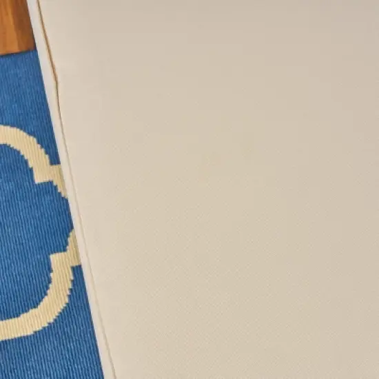 FIONECA 3-Piece L-Shaped Acacia Wood Patio Sectional Sofa Set with Cushions, Outdoor Conversation Set for Garden, Deck, or Balcony image {14}