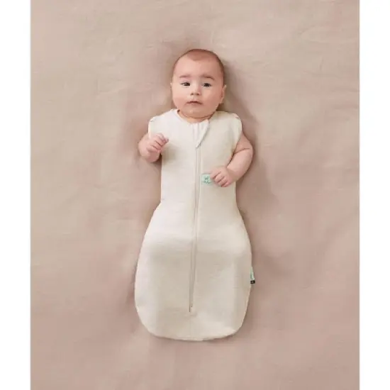 ergoPouch Cocoon Swaddle Sack 0.2 TOG Oatmeal Marle image {10}