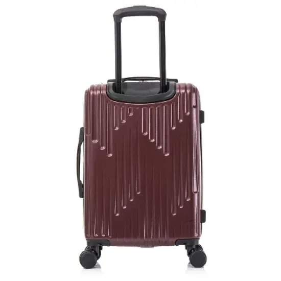 InUSA Drip Lightweight Hardside Carry On Spinner Suitcase - Wine image {4}