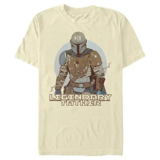 Men's Star Wars: The Mandalorian Din Djarin and Grogu Legendary Dad T-Shirt image {6}