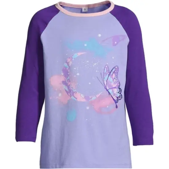 Lands' End Girls Graphic Tee Shirt image {4}