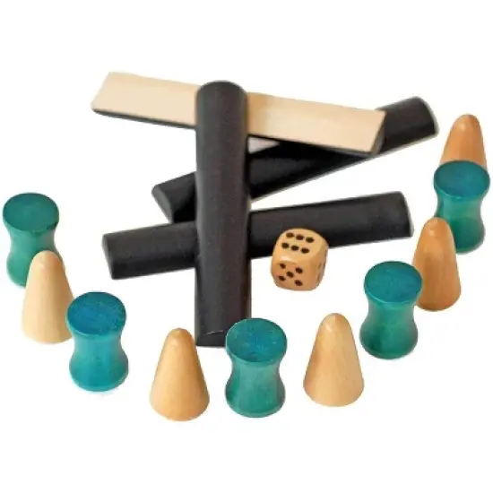 WE Games Wood Senet Game - An Ancient Egyptian Board Game image {2}