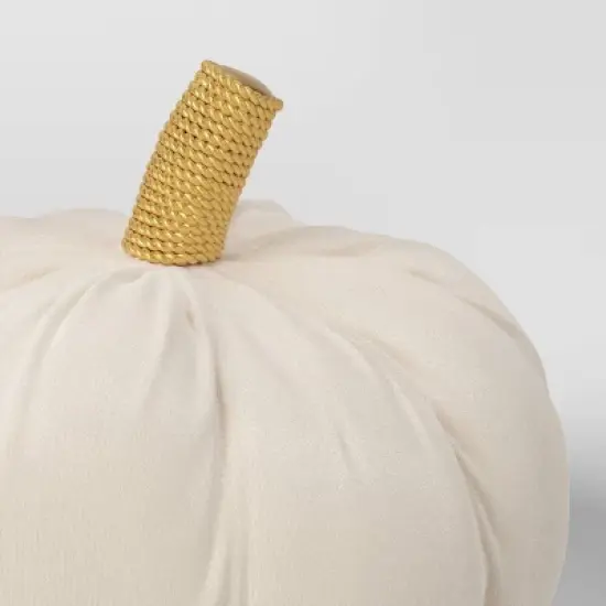 Shaped Velvet Pumpkin Throw Pillow - Threshold&trade; image {2}