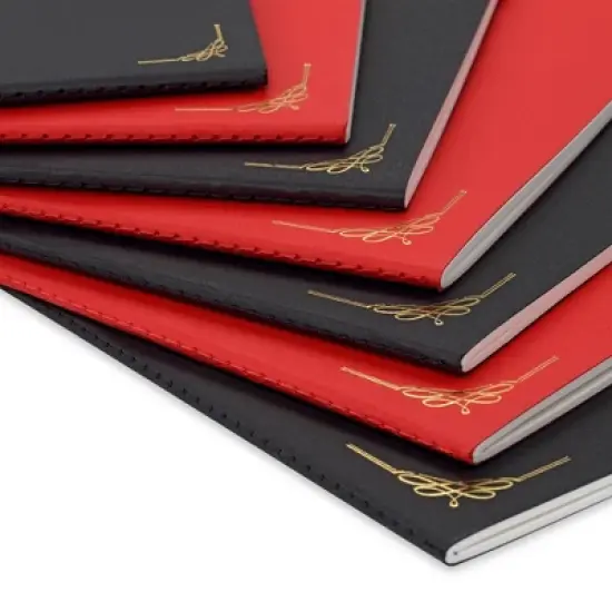 New York Central Eternity Ninety Flat Book- 6x4" Sketch Watercolor Journal, Pack of 10- Black Soft Paperback- Watercolor Sketchbook w/ Elastic Band, image {6}