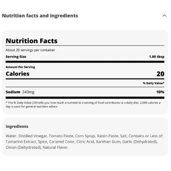 Texas Roadhouse Steak Sauce, Classic 12 Oz image {1}