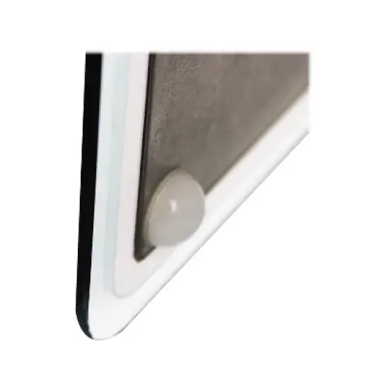 Viztex Glacier Glass Dry-Erase Whiteboard 14" x 14" (FCVGM1414WP)  image {3}