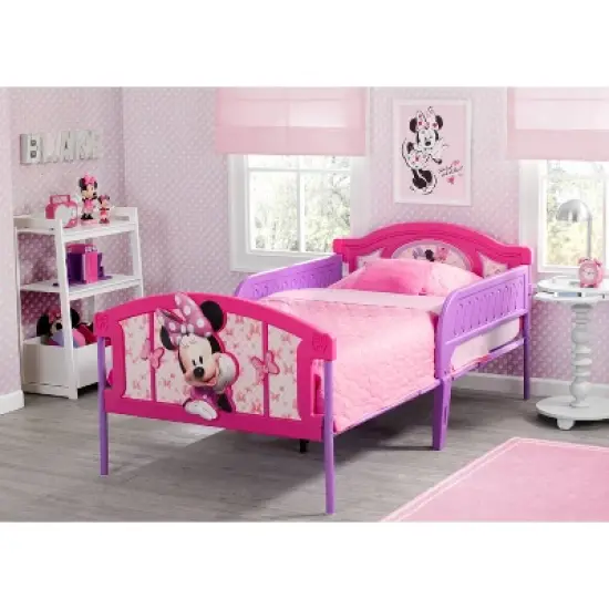 Twin Disney Minnie Mouse Plastic 3D Bed - Delta Children image {1}