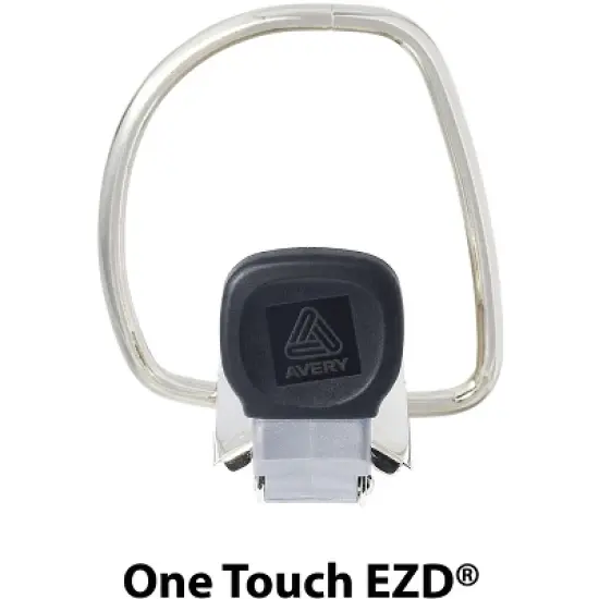 Avery Heavy-Duty 3 Ring Binder, 3" One Touch EZD Rings, 3.5" Spine, 1 Black Binder (79983) image {7}