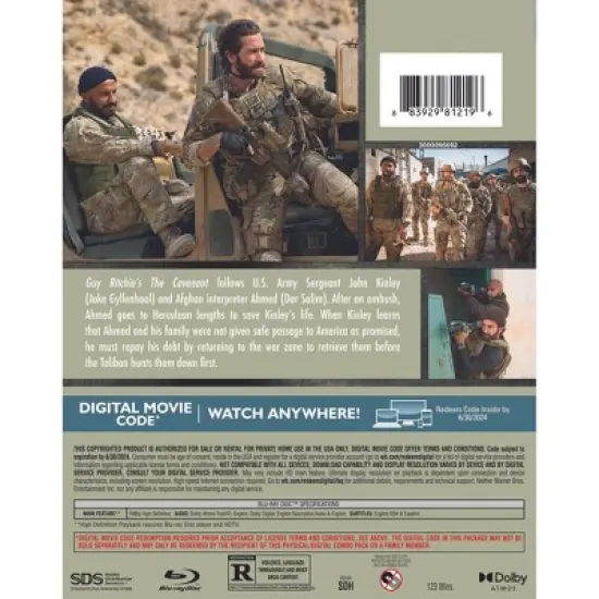 Guy Ritchie's The Covenant (Blu-ray)(2023) image {2}