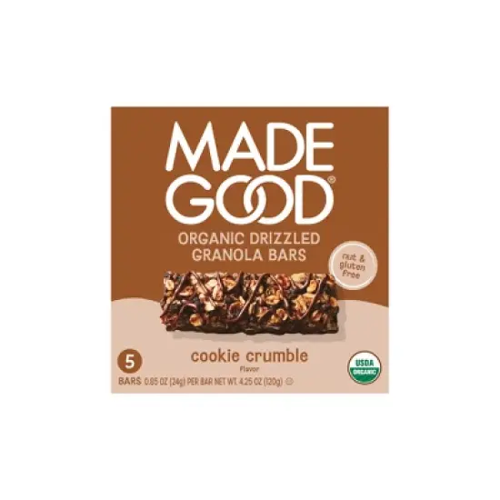 MadeGood Chocolate Dipped Granola Bar Cookie Crumble - 4.2oz image {8}
