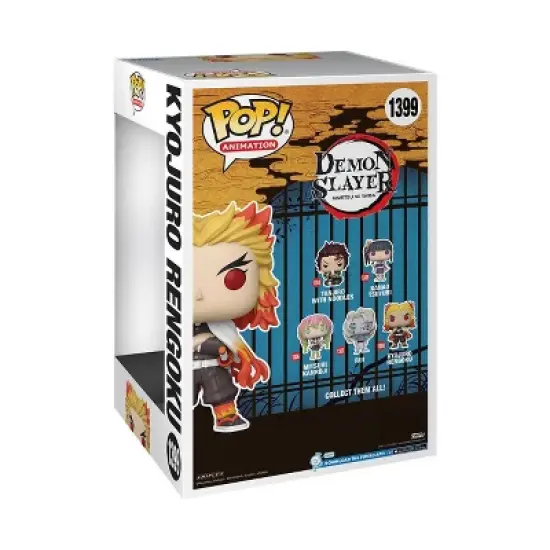 Funko POP! Animation: Demon Slayer Kyojuro Rengoku Vinyl Figure image {2}