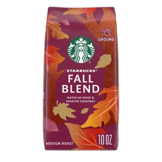 Starbucks Fall Blend Medium Roast Ground Coffee - 10oz image {8}