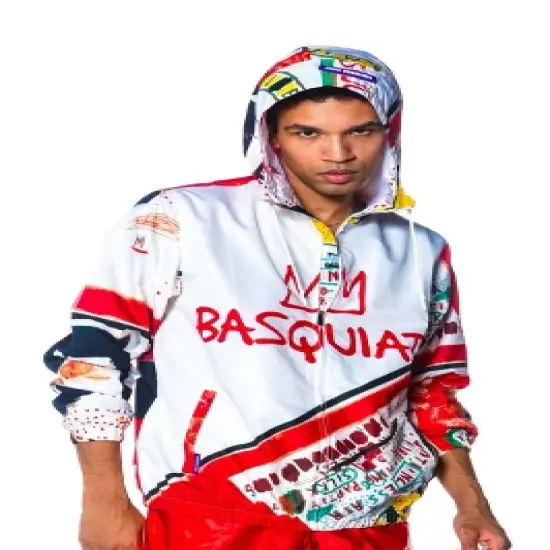 Members Only Men's Basquiat Windbreaker Jacket - Multi image {5}