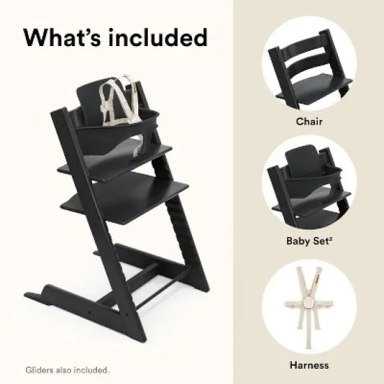 Stokke Tripp Trapp High Chair 2 with Adjustable Baby Set image {4}
