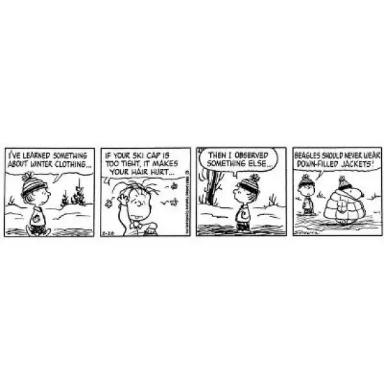 Snoopy in Puffer Jacket Embroidered Christmas Stocking image {3}