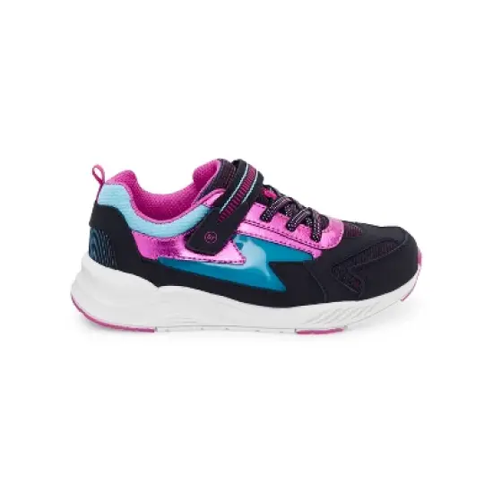 Stride Rite Kids Unisex Light-Up Zips Cosmic Sneaker | 12 | Black Multi image {1}