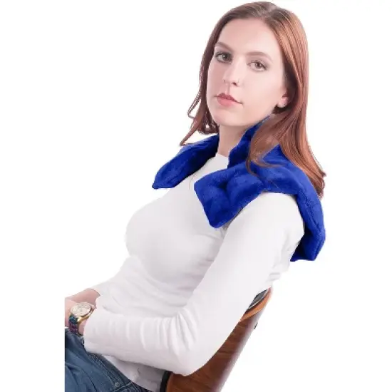 Mars Wellness Heated Microwaveable Neck and Shoulder Wrap - Herbal Hot/Cold image {1}