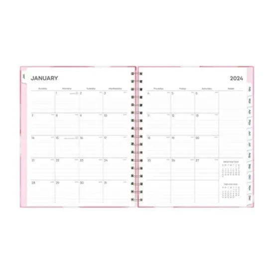 Blue Sky 2024 Planner 7"x9" Weekly/Monthly Hard Cover Raquel image {5}