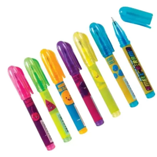Smell-O-Aromatic Mini Scented Gel Pens (6 Pack) - Fruity Fun, Gel Ink, Compact Size (3.25 Inch) image {1}