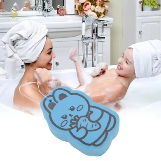 Unique Bargains Rabbit Pattern Bath Sponge 1 Pc image {1}