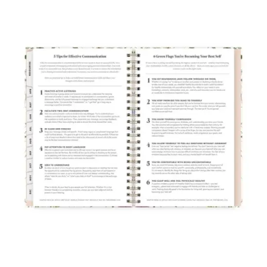 Blue Sky The Everygirl Weekly/Monthly Planning Calendar 5"x8" Poetry Matte Hardcover image {11}