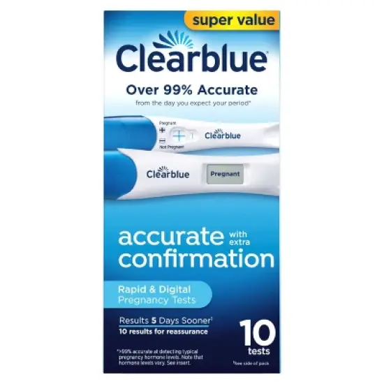 Clearblue Combo Pregnancy Tests - 10ct image {4}